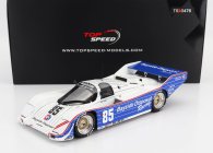 Truescale Porsche 962 2.8l Turbo N 85 Team Bud Bayside Disposal Racing Winner Imsa 300km Laguna Seca 1987 Klaus Ludwig 1:18 Bílá Modrá