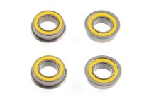 Ultra kuličkové ložiska 5x9x3mm s límcem, (4 ks.)