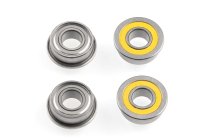 Ultra kuličkové ložiska 6x13x5mm s límcem, 4 ks.