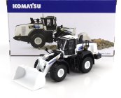 Universal hobbies Komatsu Wa475-10 Ruspa Gommata Tractor Scraper 2010 1:50 Bílá Černá