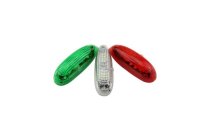 Vysoce svítivé dobíjecí LED stroboskopické světlo (3ks) (vč Aku)