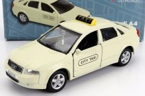 Welly Audi A4 Taxi Berlino Germany 2004 - Damage Card Box 1:38 Cream