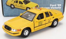 Welly Ford usa Crown Victoria Taxi New York Usa 1999 - Damage Card Box 1:38 Žlutá