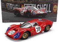 Werk83 Ferrari 330 P3 4.0l V12 Coupe Ch.0848 Team Ferrari Sefac N 20 24h Le Mans 1966 Ludovico Scarfiotti - Mike Parkes 1:18 Red