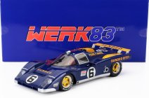 Werk83 Ferrari 512m 5.0l V12 Team Penske Sunoco N 6 3rd 24h Daytona 1971 Mark Donohue - David Hobbs 1:18 Modrá Žlutá