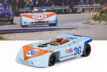 Werk83 Porsche 908/03 Spider Team John Wyer Automotive Engineering Gulf N 36 Targa Florio 1970 Richard Attwood - Bjorn Waldegaard 1:18 Světle Modrá Oranžová