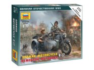 Zvezda Easy Kit German Motorcycle R-12 (1:72)