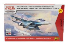 Zvezda Sukoi Su-30sm Flanker H Aircraft - Caccia Bombardiere - Russian Air Superiority Fighter - Airplane 1:144 /