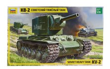 Zvezda Tank Kv-2 Soviet Heavy Tank Military 1945 1:35 /