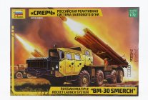 Zvezda Truck Bm-30 Smerch Russian Multiple Rocket Missile Launch System Military 1:72 /