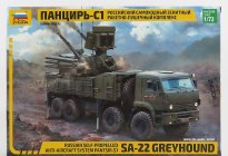 Zvezda Truck Pantir Sa-22 Greyhound Truck Military 4-assi 2012 1:72 /