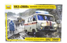 Zvezda UAZ 452 Van (3909) Ambulance 1965 1:43 /
