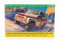 Zvezda UAZ 469 Soft-top Soviet Military 1:43 /