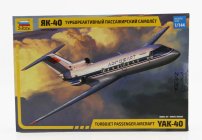 Zvezda Yakovlev Yak-40 Turbojet Passenger Aircraft Airplane 1968 1:144 /