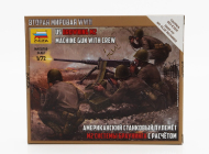 Zvezda Accessories Us Browning M2 Machine Gun With Crew 1:72 /