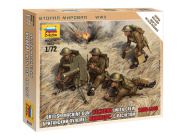 Zvezda figurky British Machine Gun with crew 1939-42 (1:72)