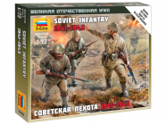 Zvezda figurky - sovětská pěchota 1941 (1:72)