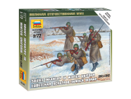 Zvezda figurky - sovětská pěchota (zimní uniforma) (1:72)