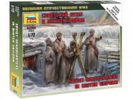 Zvezda figurky sovětské velitelství v zimních uniformách (1:72)