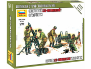 Zvezda figurky - Soviet 120mm Mortar w/Crew (1:72)