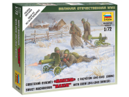 Zvezda figurky Soviet Machine-gun with Crew (Winter Uniform) (1:72)