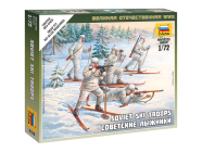 Zvezda figurky Soviet Skiers (1:72)