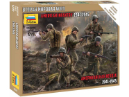 Zvezda figurky - US Infantry WWII (1:72)