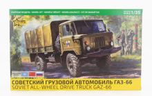 Zvezda GAZ 66 Truck 2-assi Military 1:35 /