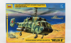 Zvezda Helicopter Helix B Military Russian Marine Support 1:72 /