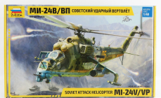 Zvezda Helicopter Mi-24b Soviet Attak 2009 1:48 /