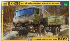Zvezda Kamaz K-4350 Truck 2-assi 1982 1:35 /