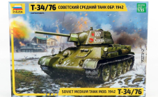 Zvezda Kampfpanzer T-34/76 Tank Military 1942 1:35 /