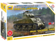 Zvezda M4 A2 (75mm) Sherman (1:72)
