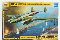 Zvezda Patlyakov Pe-2 Soviet Airplane 1939 1:72 /