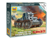 Zvezda Snap Kit - Panzer 38 (t) (1:100)