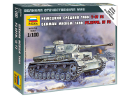 Zvezda Snap Kit - Panzer IV Ausf.H (1:100)