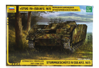 Zvezda Tank Stug Iv Sd.kfz.167 Military 1:35 /
