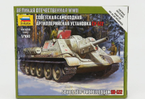 Zvezda Uztm Su-122 Military Tank 1944 1:100 /