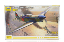 Zvezda Yakovlev Yak-1 Soviet Fighter Airplane Military 1942 1:72 /