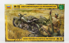 Zvezda Zundapp M-72 Military Motorcycle Sidecar 1941 1:35 /