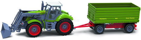 RC traktor 1:28 s přívěsem