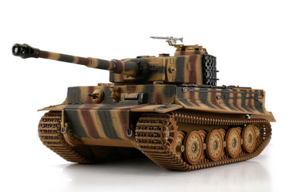 RC tank Tiger I 1:16 pozdní verze IR, kovové pásy