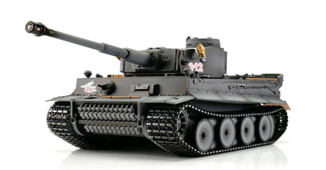 RC tank Tiger I. raná verze 1:16 IR, šedá