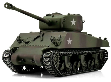 TORRO tank PRO 1/16 RC M4A3 Sherman 76mm maskovací kamufláž - BB Airsoft