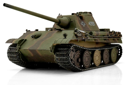 TORRO tank PRO 1/16 RC Panther F vícebarevná kamufláž - BB Airsoft