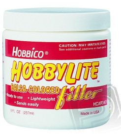 1000 Hobbylite Balsa Filler 227ml tmel na balsu