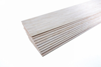 1000x100mm balsa - 2,5mm, 1 ks. - STANDARD
