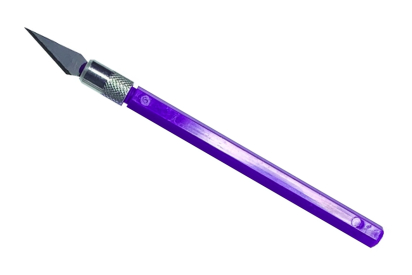 12040 Nůž PRO GRIP #4, blisrt, fialový, 1 ks.