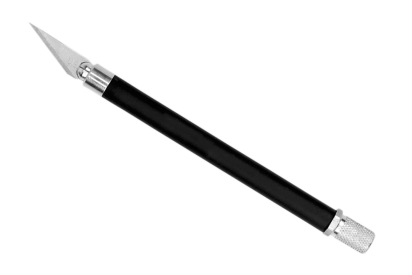 12040 Nůž PRO GRIP sada nožů č.1 a č.2 se sadou 10 různých čepelí, blisrt, černý, 1 ks.