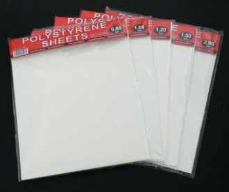 131/525 Plastikové desky 0.6mm (2ks, 220x190mm)